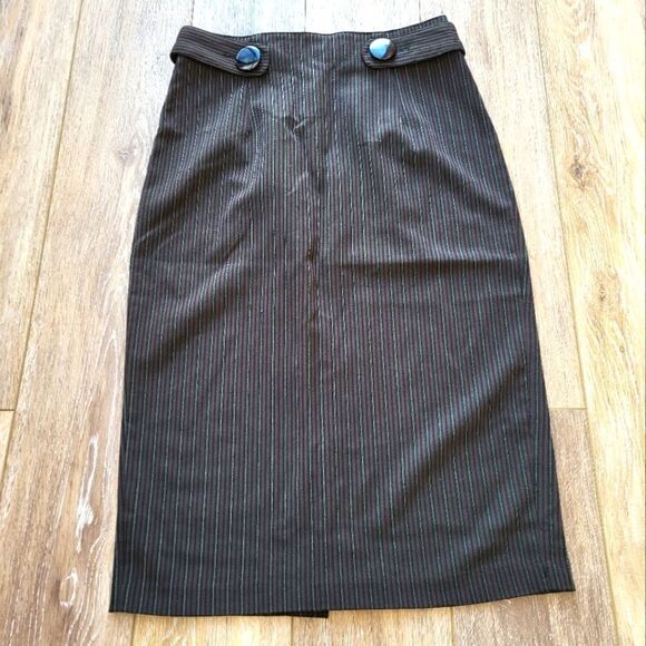 Grace Elements pin striped pencil skirt - Picture 1 of 7